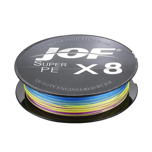 JOF 150M-500M 8 Strand Braided Outdoor Fishing Line Sea Fishing Ice Fishing River Fishing Rock Fishing Fishing Gear 20-100LB X8