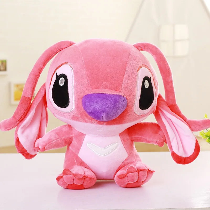 35-65cm Aoger Lilo & Stitch Stuffed Plush Doll Edition Stitch Rose Doll Creative Kawaii Pillow Toy Birthday Gift For Girl Kids