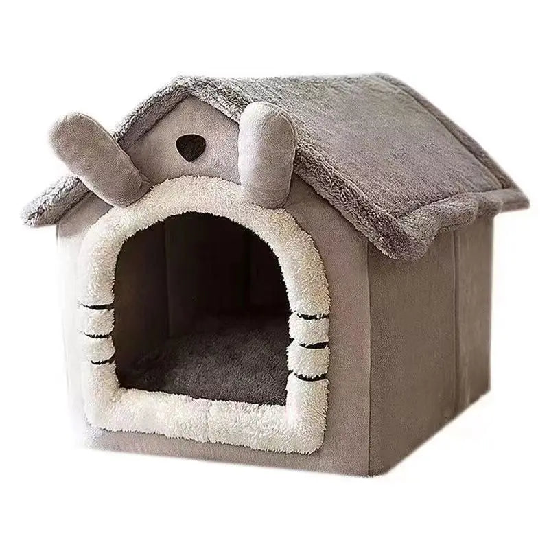 Cozy Pet House Bed – Removable & Easy to Clean
