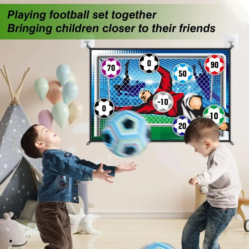 Soccer Game Mat Set Outdoor Indoor Soccer Toys Multiplayer Competitive Soccer Games Children Football Training Boy Gifts
