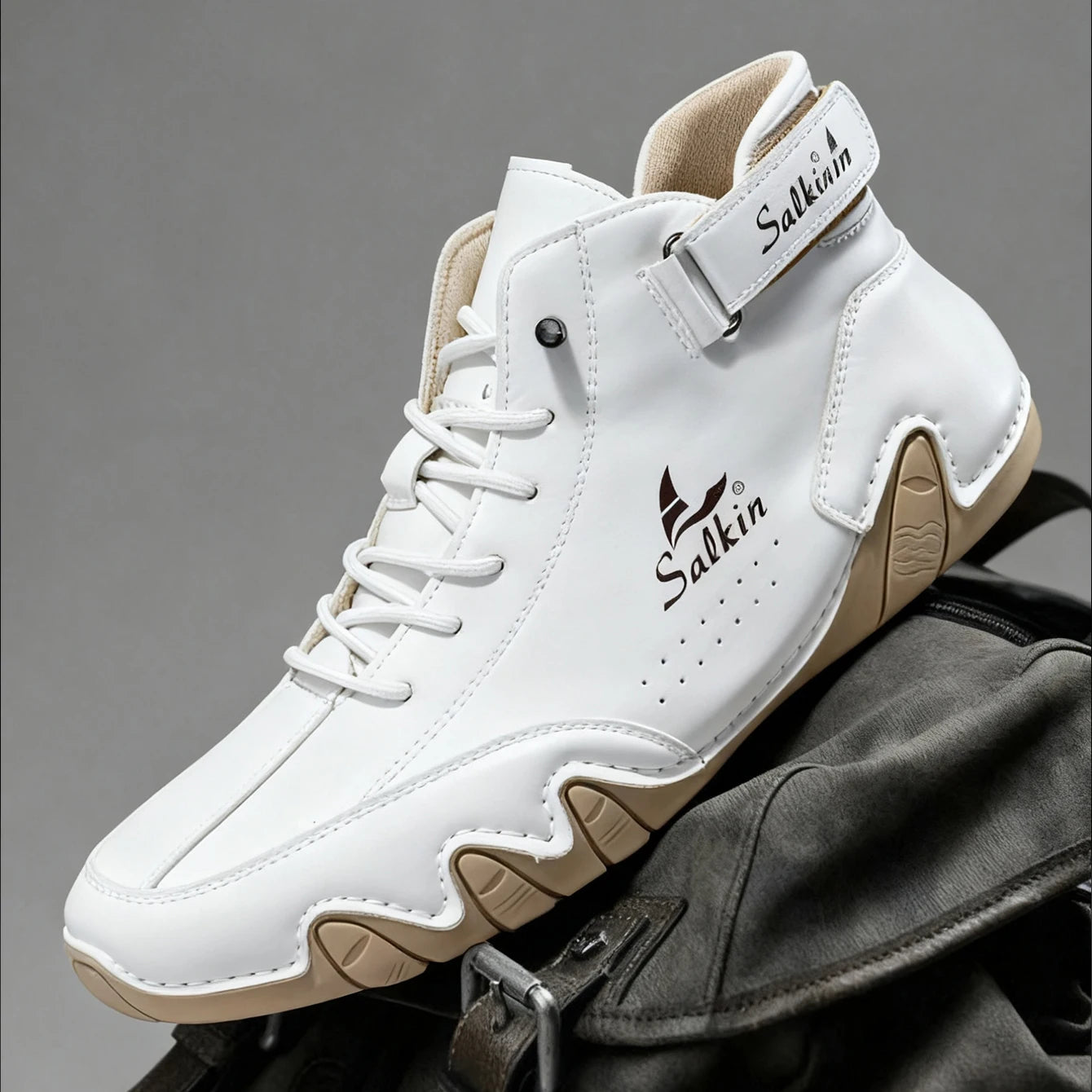 Handmade Outdoor Men Boots Men Casual Leather Shoes Autumn Retro Breathable Casual Men's Sneakers Fashion Lace Up Ankle Boots