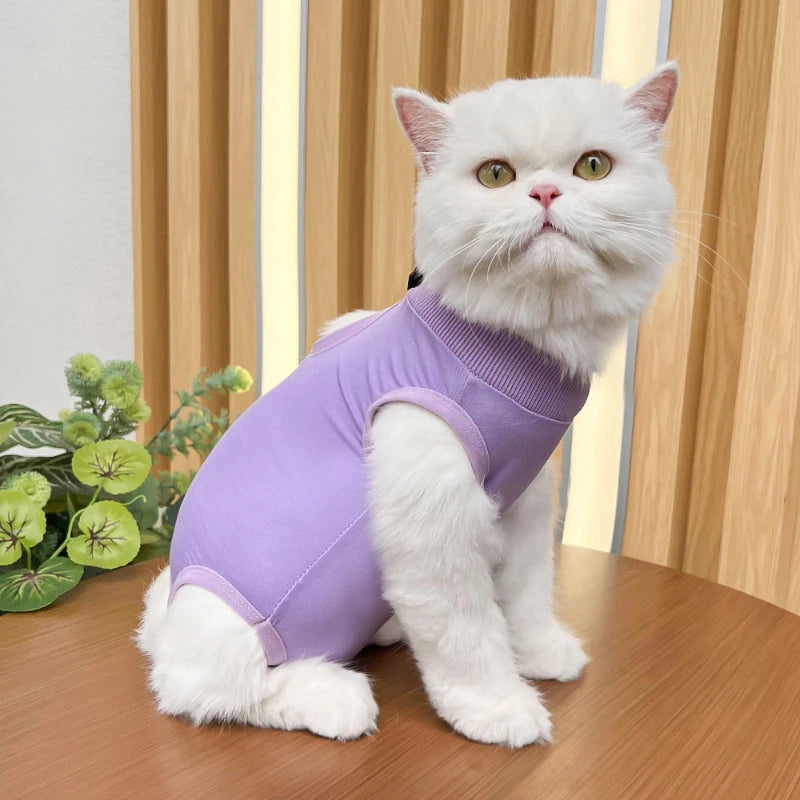 Cats Surgery Recovery Suit for Small Medium Dog Cat Vest Pet Shirt Soft Pajama After Surgery Wear Recovery Clothes Anti Licking