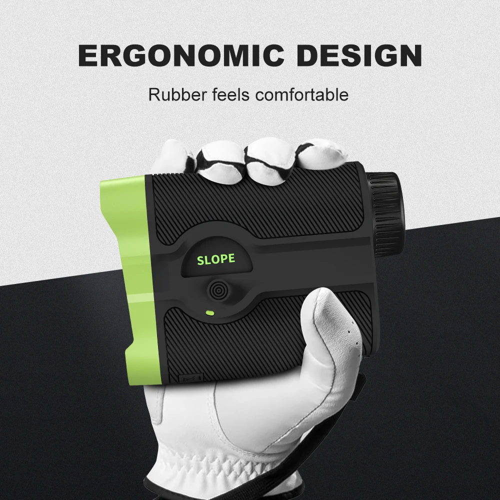 REVASRI New Golf Range Finder with Slope Compensation Flag Lock Vibration Golf Rangefinder with Magnet for Golf Tournament Legal