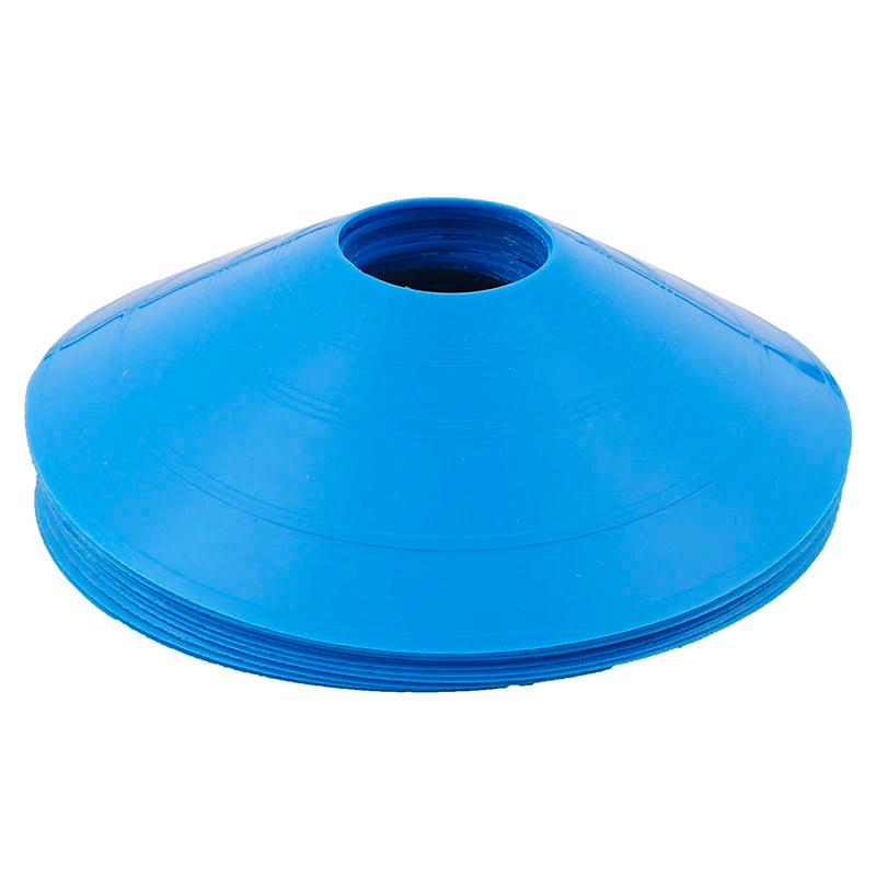 10PCS PVC New Sport Football Soccer Rugby Speed Training Disc Cone Cross Track Space Marker Outdoor Sports Cross Speed Training