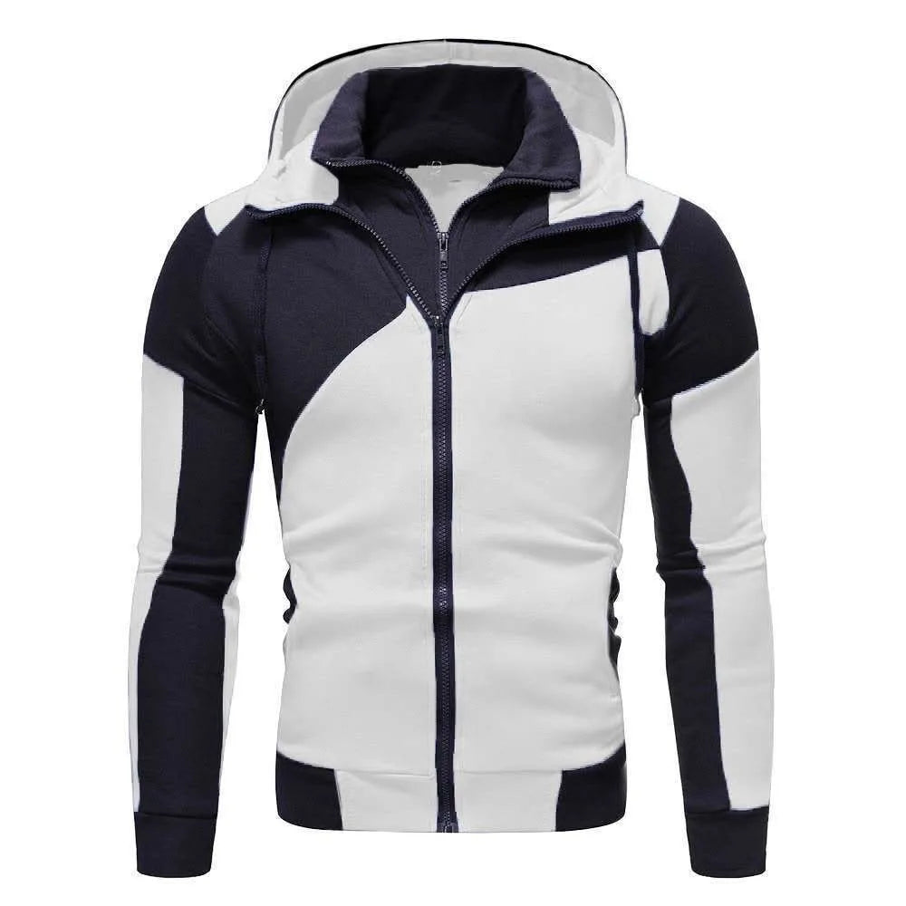New high quality leisure sports men's hoodie zipper hooded coat multi-functional top sports jogging wear daily clothing