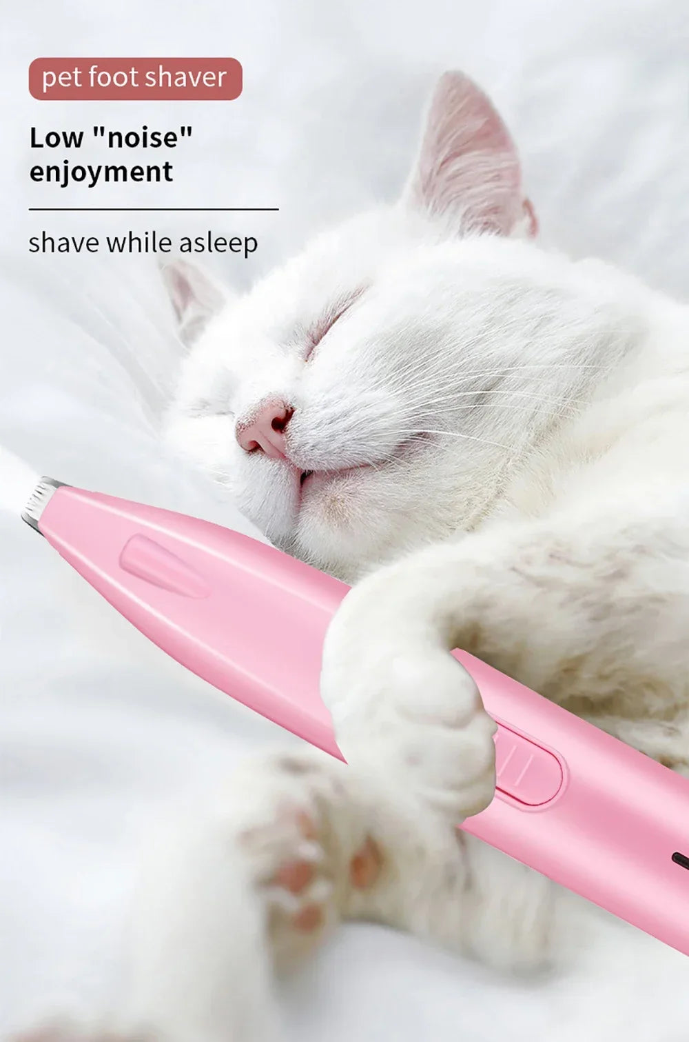 Professional Pet Hair Trimmer – Electric Cutter for Dogs and Cats, Grooming Scissors for Feet & Ears