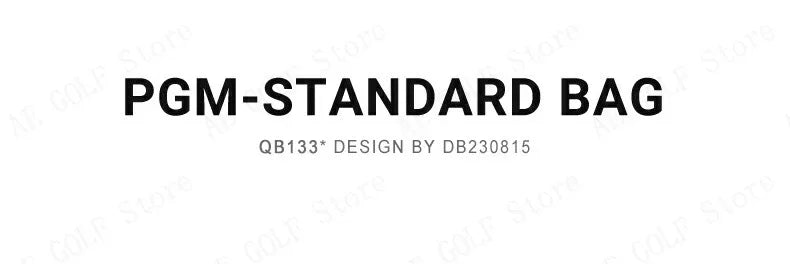 PGM 2024 Golf Bag Multi-Function Waterproof Anti-collision Retention Mechanism Golf Bags Large Capacity Travel Bags QB134