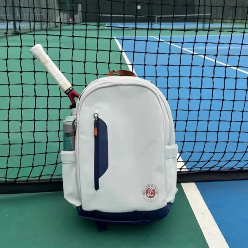Wilson Tennis Bag Holds 2 Tennis Rackets Backpack French Open Shoulder Bag Court Racket Bag Men Women Padel Sports Backpack