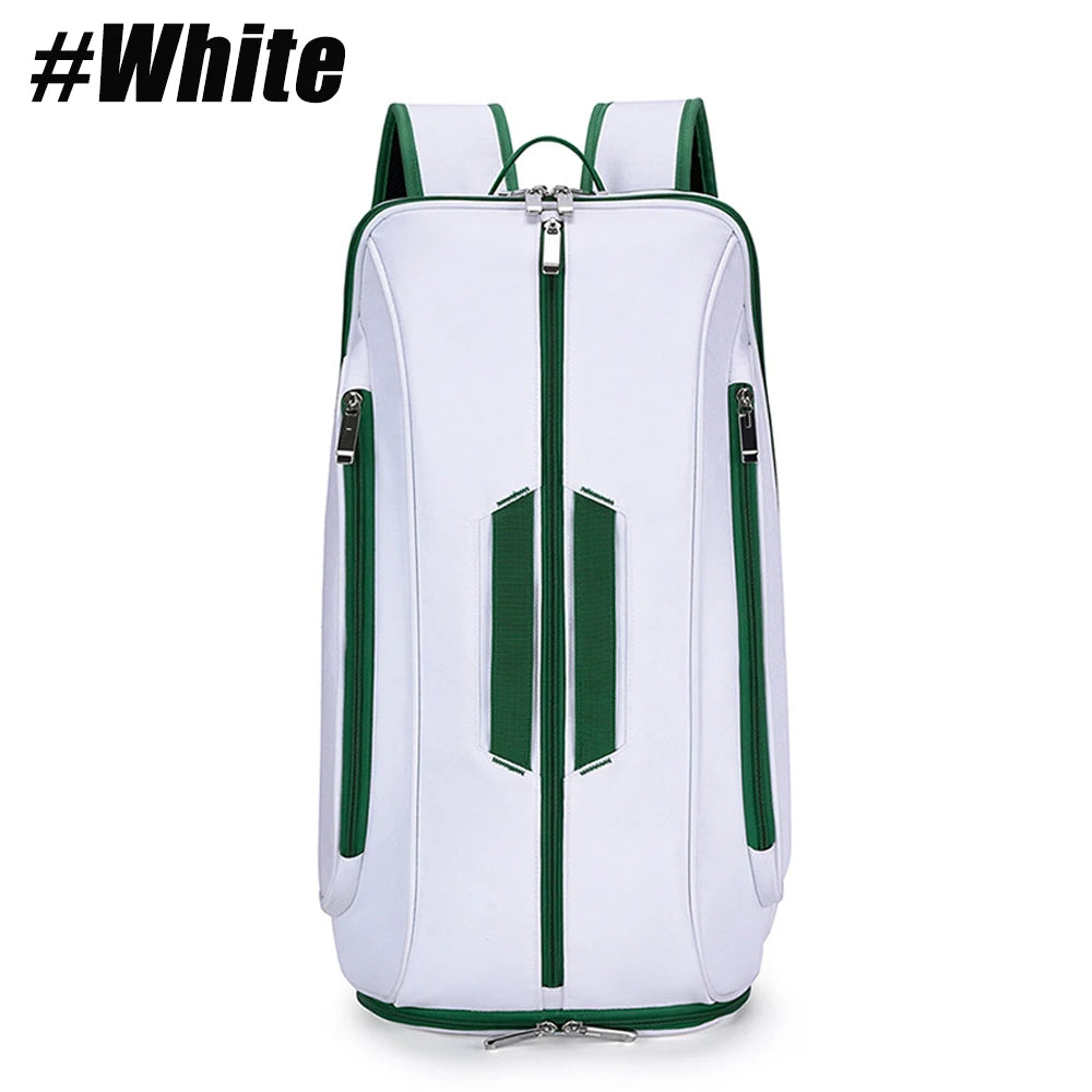 Multi-Use Beach Tennis Bag For Sport Convertible Padel Backpack With Shoe Compartment, Laptop Sleeve,Fence Hook