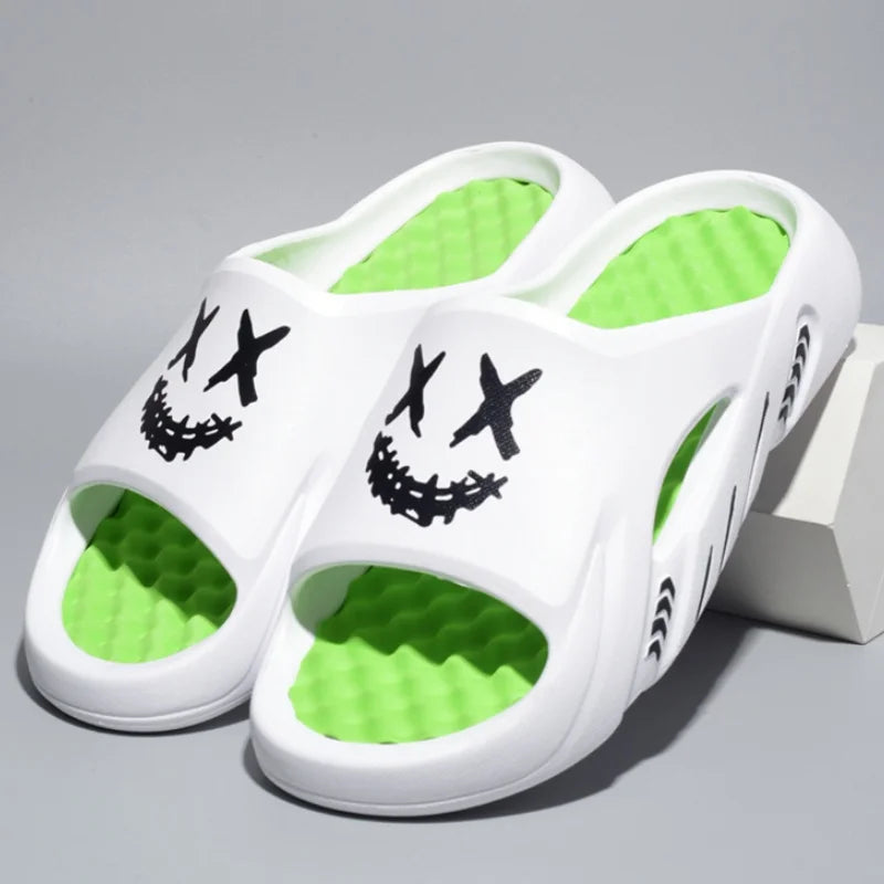 Mens Massage Slippers Indoor Outdoor Sandals EVA Comfort Sole Large