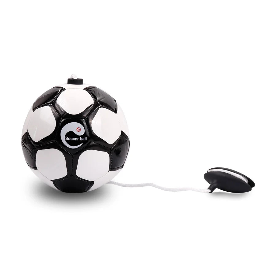 Football BALL beginner Training Soccer Ball Practice Belt Trainer Equipment Kick Standard Official profession Balls Size 2