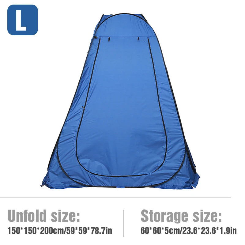 WESTTUNE Portable Pop-Up Camping Shower Tent Privacy Changing Fitting Room Tent Shelter Mobile Toilet Fishing Photography Tent