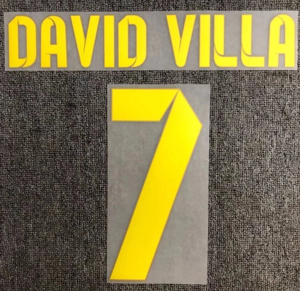 Retro Soccer Nameset #10 SUPER STAR Printing CUSTOMIZE NAME NUMBER Heat Transfer Soccer Patch Badge