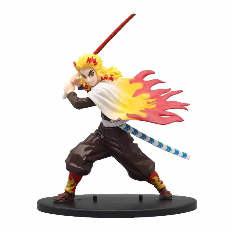 Hot Demon Slayer Anime Figure Tanjirou Agatsuma Zenitsu Kyoujurou Anime Model Action Figure PVC collection Toy for Kids Gift