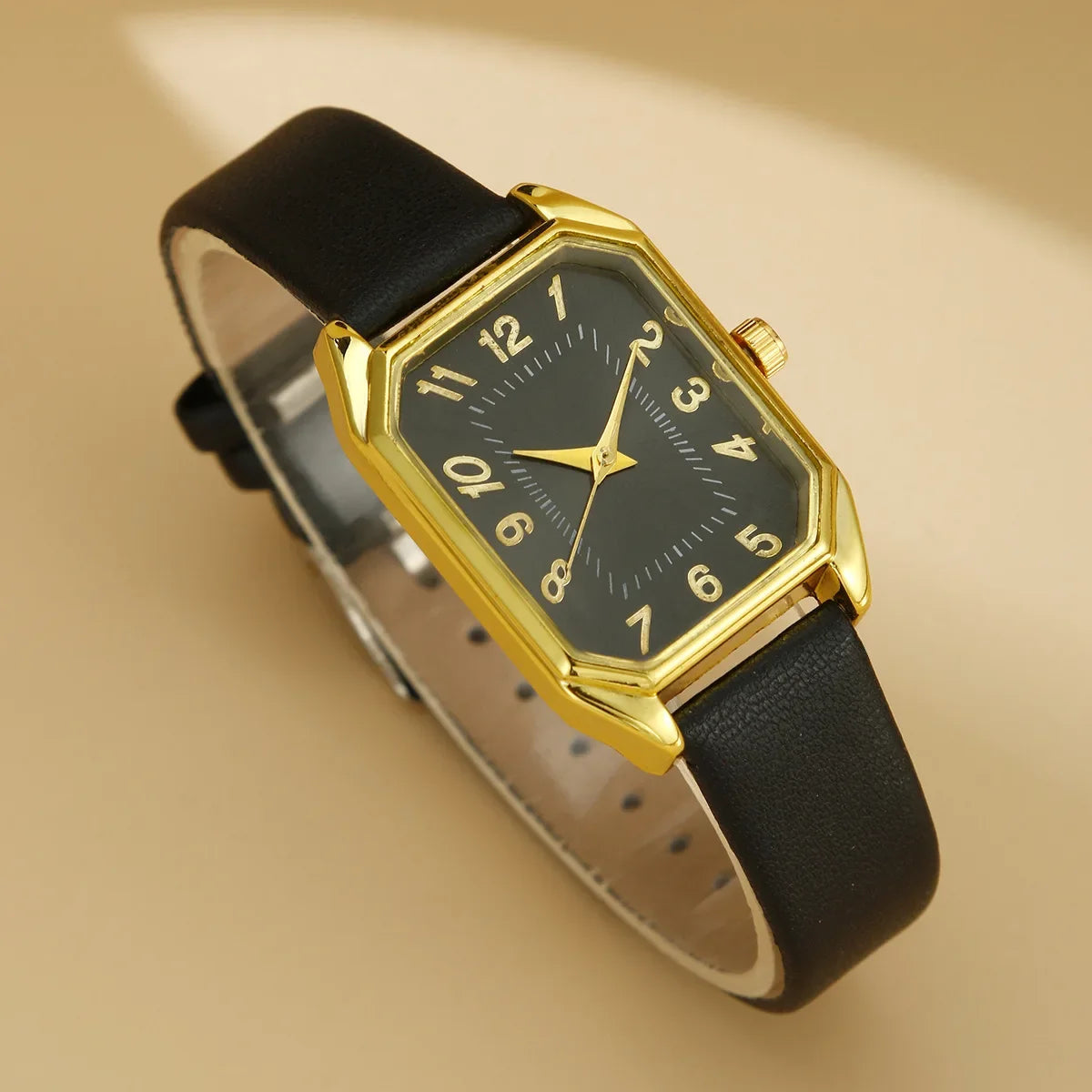 Fashionable Ladies Quartz Watch with Bracelet – Classic Square Design