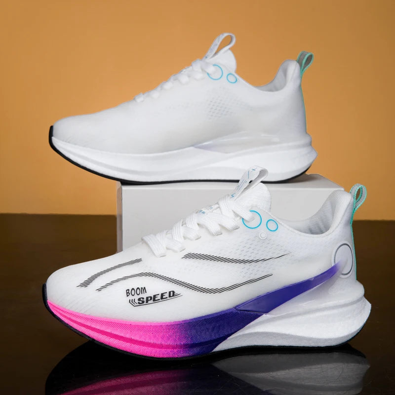 2025 Men's And Women's Professional Carbon Board Marathon Running Shoes Shock Absorption Ultra-light Stable Support Sports Shoes