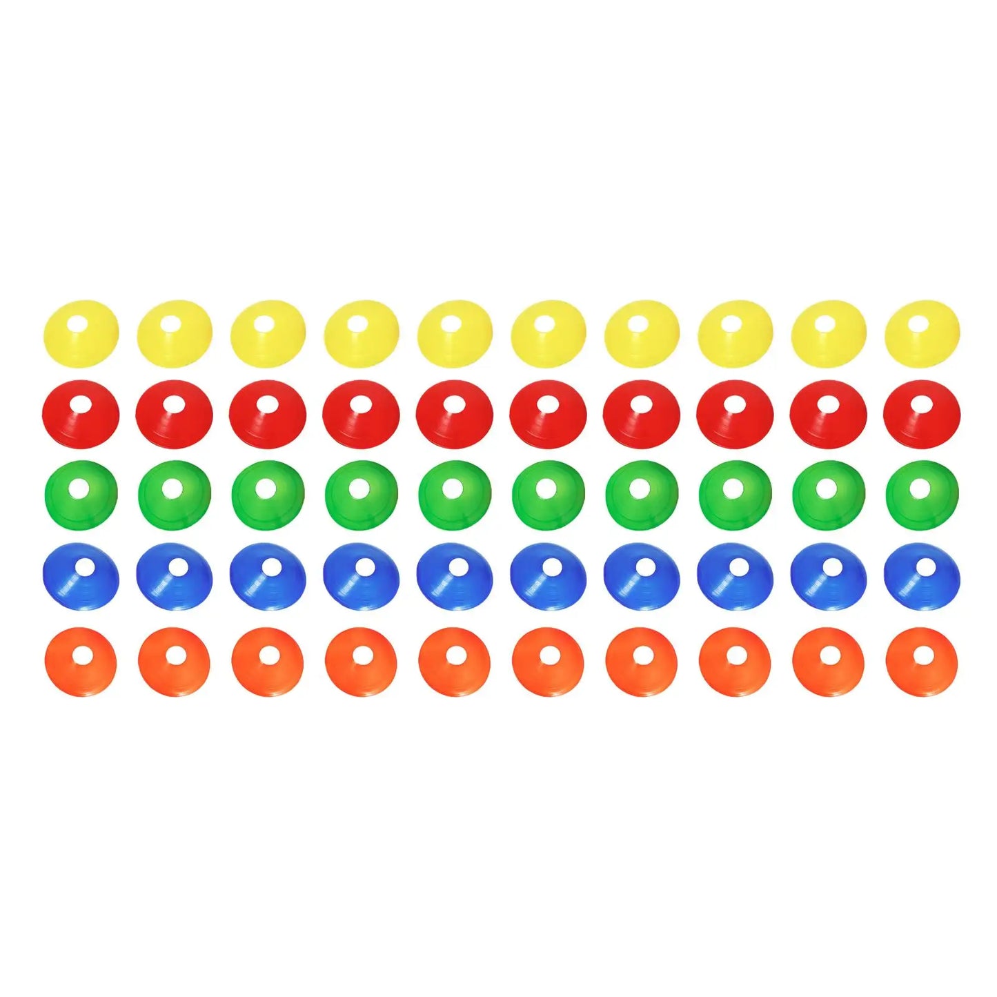 50 Pieces/Set Soccer Cones Flexible Practice Agility Soccer Training for Garden