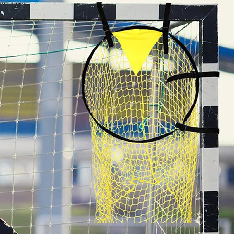 45 * 60cm Yellow Football Goal Free Kick Shooting Practice Target Pocket Training Auxiliary Net