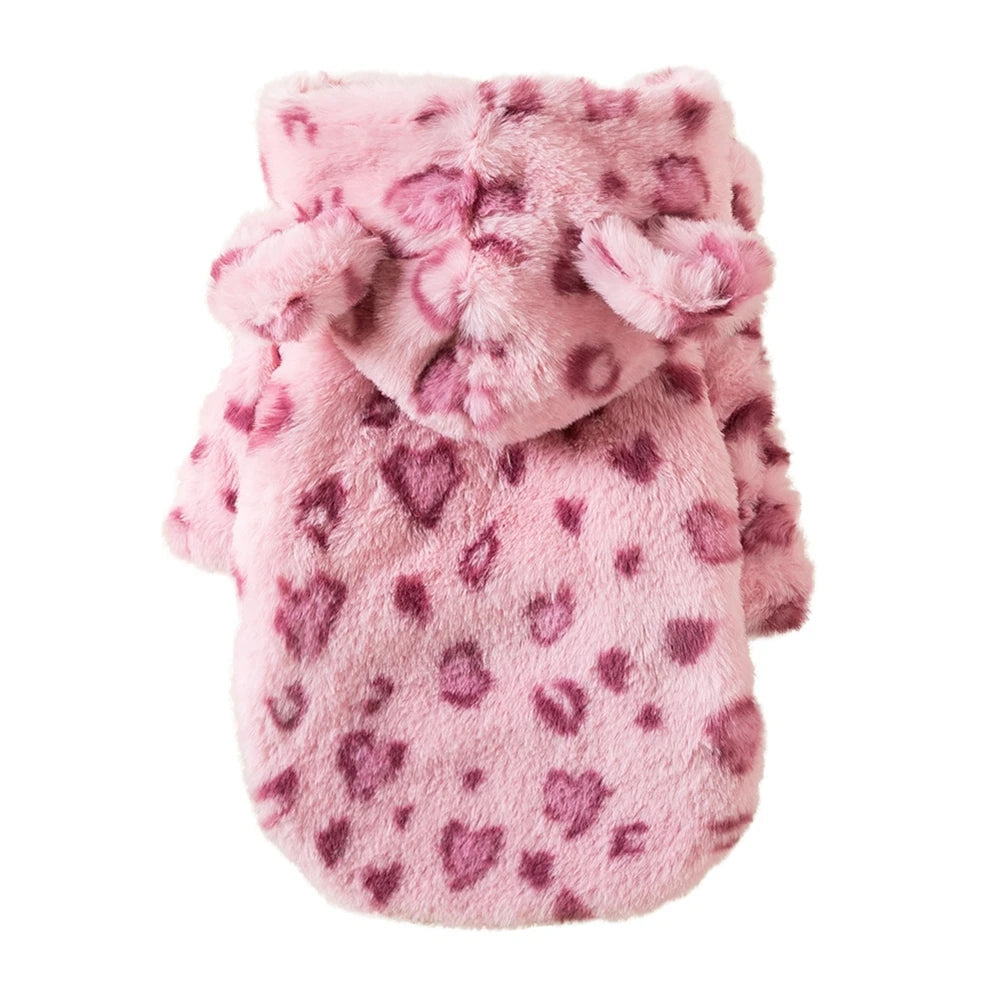 Warm Pet Dog Jacket French Bulldog Hoodie Small Dog Clothes