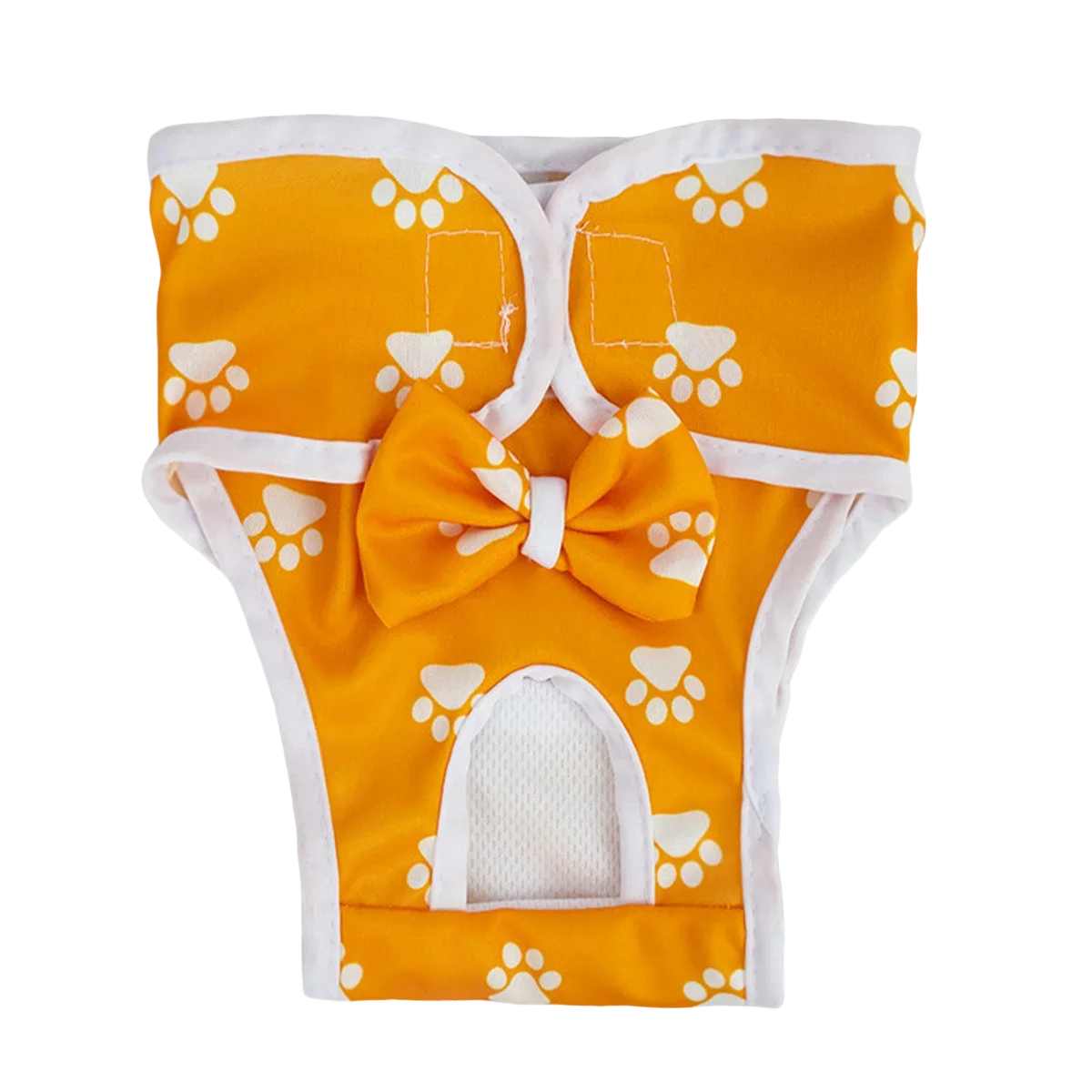 Pet Dog Physiological Safety Pants Female Dogs Pants Diapers Cute Footprint Menstruation Pants Reusable