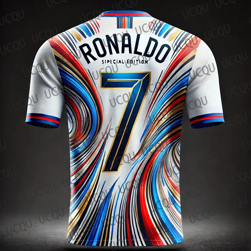 Chatgpt Special Edition Ronaldo No7 Football Jersey Breathable Quick Drying Sweat Wicking Sport Training Jersey For Adult/Kid