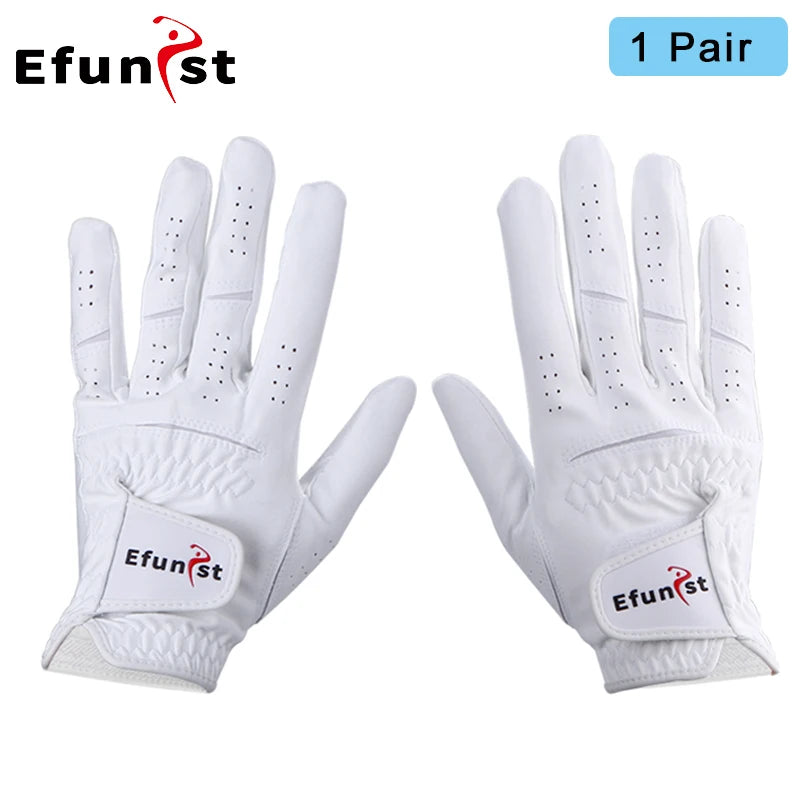 Golf Gloves Men's Glove Left/Right Hand 2 color Soft white Dark Grey Swing Putting Training particles Breathable Namib Gloves