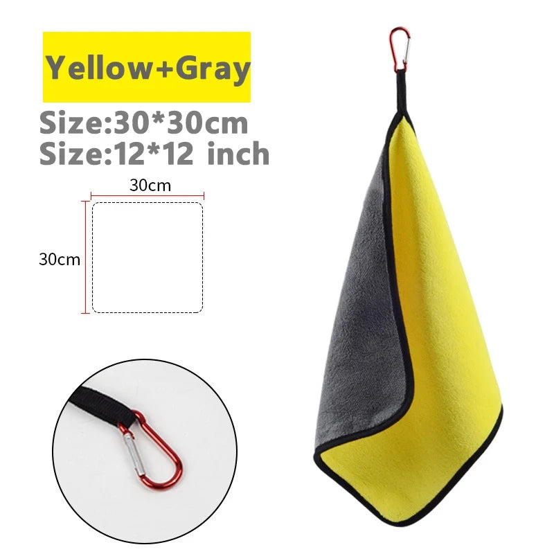 Outdoor Sports Thickening Fishing Towel Non-stick Absorbent Fishing Clothing Wipe Hands Soft Towel Fishing Accessories Equipment
