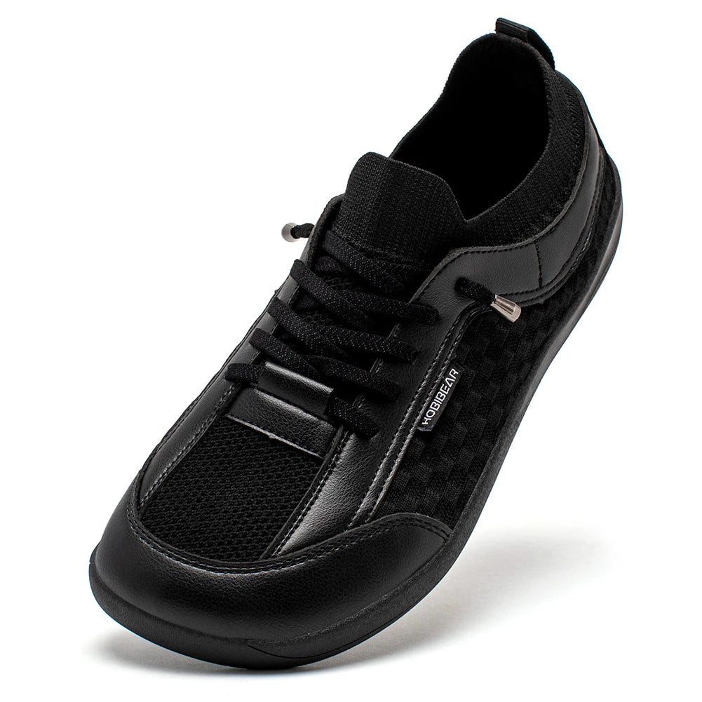 HOBIBEAR Men Barefoot Shoes Women Slip On Wide Toe Walking Sneaker | Zero Drop Sole | Lightweight Breathable Minimalist Shoes