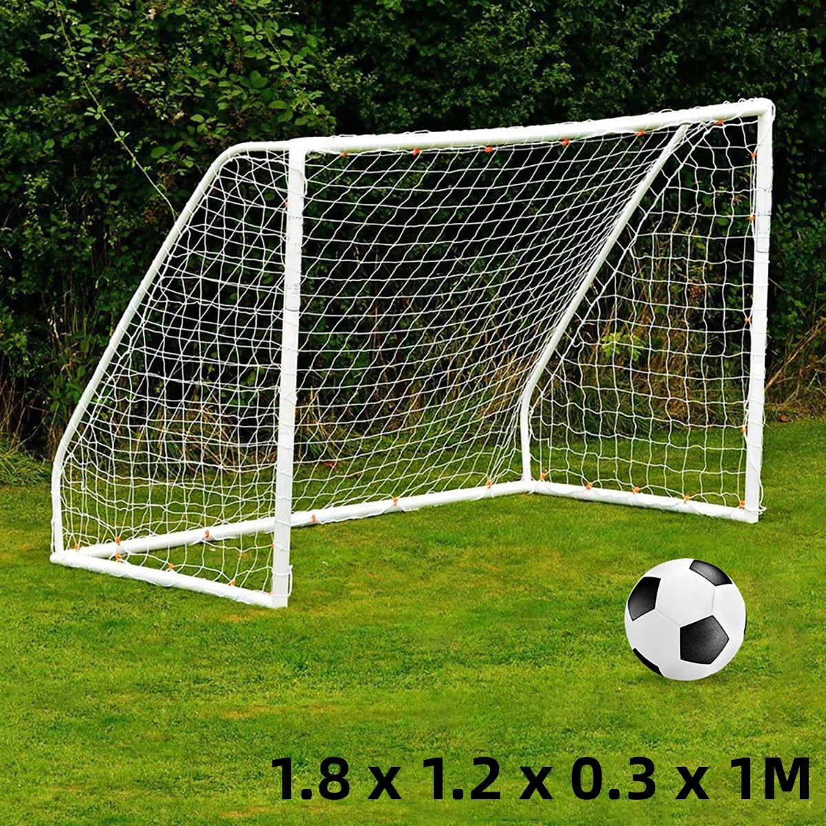 Full Size Football Net For Soccer Goal Post Junior Sports Training 1.8M X 1.2M 2.4M X 1.8M 3.6M X 1.8M Football Net High Qual