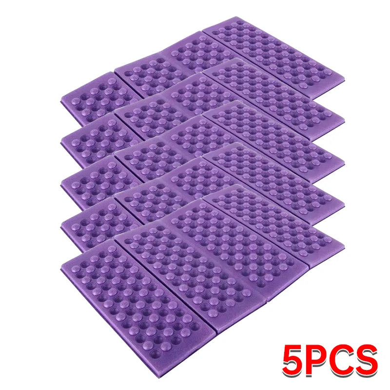 Portable Lightweight Mini Waterproof Mat Camping Foam Mat Foldable Kneeling Mat Comfortable Seat Cushion for Outdoor Activities