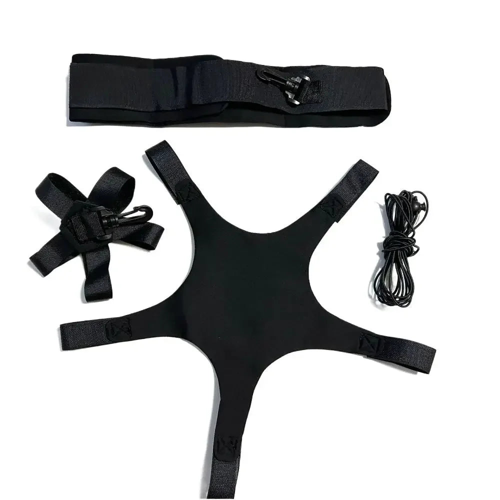 Elastic Belt Soccer Ball Juggle Bags Kicking Durable Football Training Equipment Portable Adjustable Soccer Trainer Belt