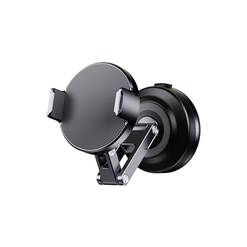 Magnetic Vacuum Adsorption Car Mount Mobile Phone Holder Foldable 360 Degree Rotation Aluminum Alloy Suitable for Smartphones