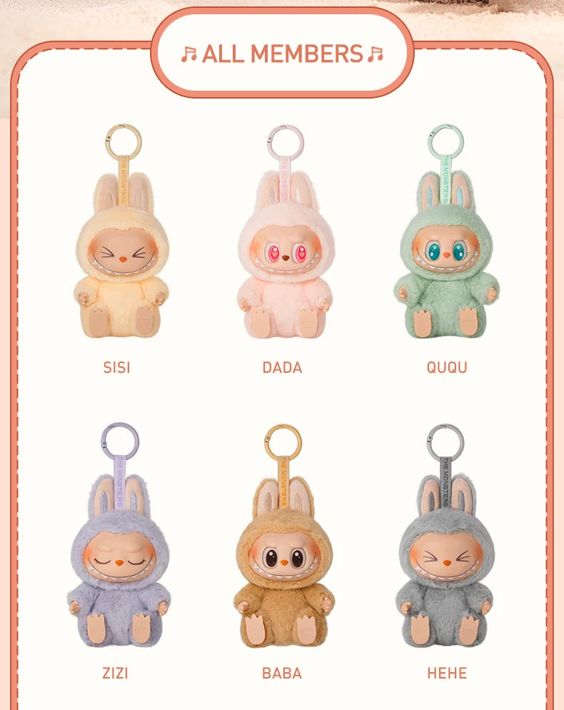 POP MART THE MONSTERS LABUBU - Have a Seat Series Vinyl Plush Blind Box Guess Bag Toys Doll Cute Anime Figure Desktop Ornam