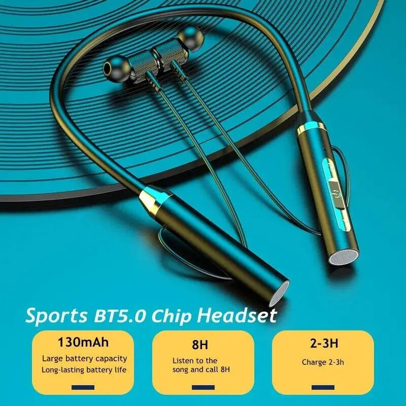Wireless Bluetooth Earphone Magnetic Neckband Sport Headset TWS Bluetooth Headphones With Mic Stereo Earbuds For All Smartphones