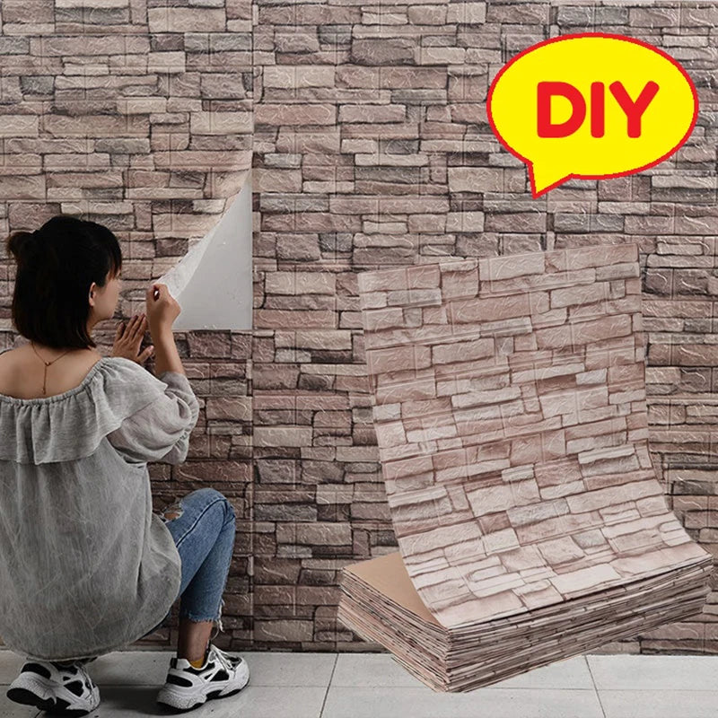 Modern 3D Wall Sticker – Peel & Stick Home Wall Decor