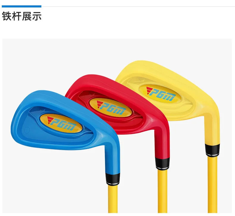 PGM 2-5 Years Old Kids Golf Club Set Children's Boy Girl Beginner's Golf Training Wood Iron Swing Putter Bag Gift JRTG011