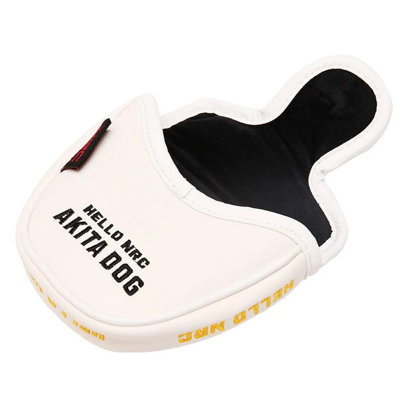 NRC Golf Club Headcovers Driver Fairway Wood Hybrid Covers Set Lovely AKITA Dog Cartoon Animal 460cc