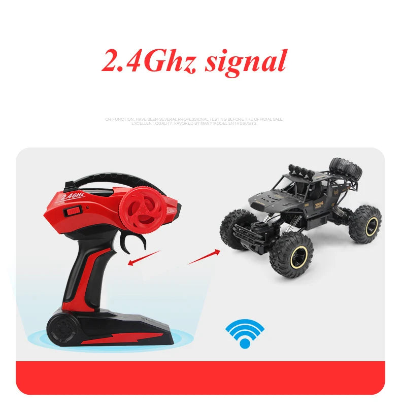 ZWN 1:12 / 1:16 4WD Remote Control Car With Led Lights 2.4G Radio RC  Cars Off-Road 4x4 Control Trucks Toys Gifts for Children
