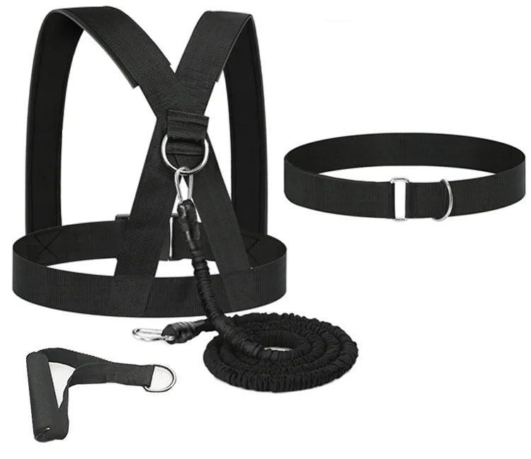 Running Sprint Dash Track and Field Pull Rope Resistance Bands for Football Basketball Powerful Strength Explosive Force