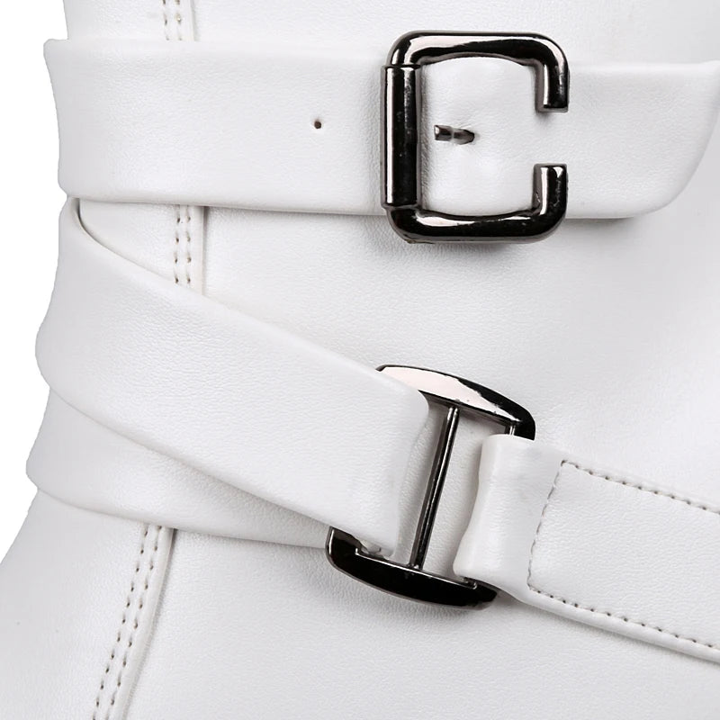 VUSUVON Fashion Men Spring Autumn Pointed Toe Height Increase Chelsea Ankle Boots Western High Top Casual Shoe PU Leather