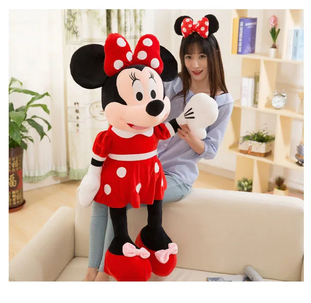 30-70cm Couples Mickey Mouse Minnie Kawaii Plush Toys Children Gifts Plush Toys Doll Birthday Girlfriend Girl Gift