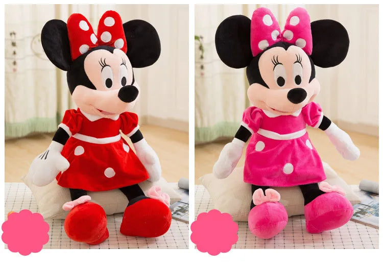 30-70cm Couples Mickey Mouse Minnie Kawaii Plush Toys Children Gifts Plush Toys Doll Birthday Girlfriend Girl Gift