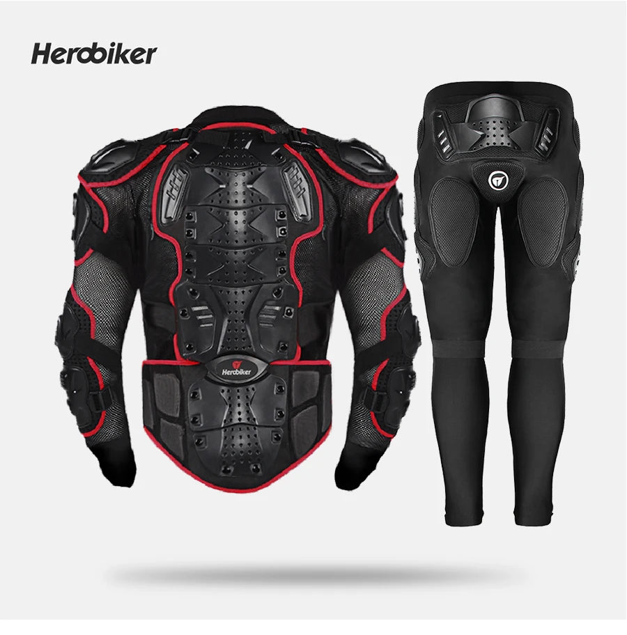HEROBIKER Motorcycle Jacket Men Motorcycle Armor Moto Body Armor Motocross Riding Jacket Racing Motorbike Body Protection S-5XL