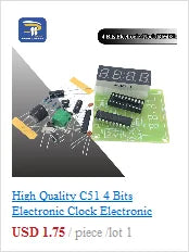 SMD NE555 CD4017 Rotating Flashing LED Components SMT LQFP44 Soldering Practice Board Electronic Circuit Training Suite DIY Kit
