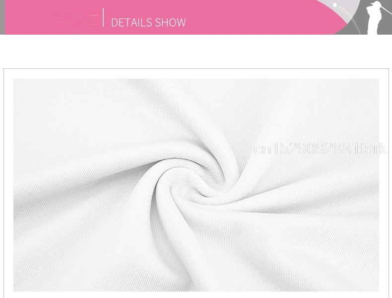 PGM Autumn Winter Women Fleece Golf Underwear Ladies Warm Golf Long-sleeved T-shirt Stand Collar Shirt Elastic Windproof Tops