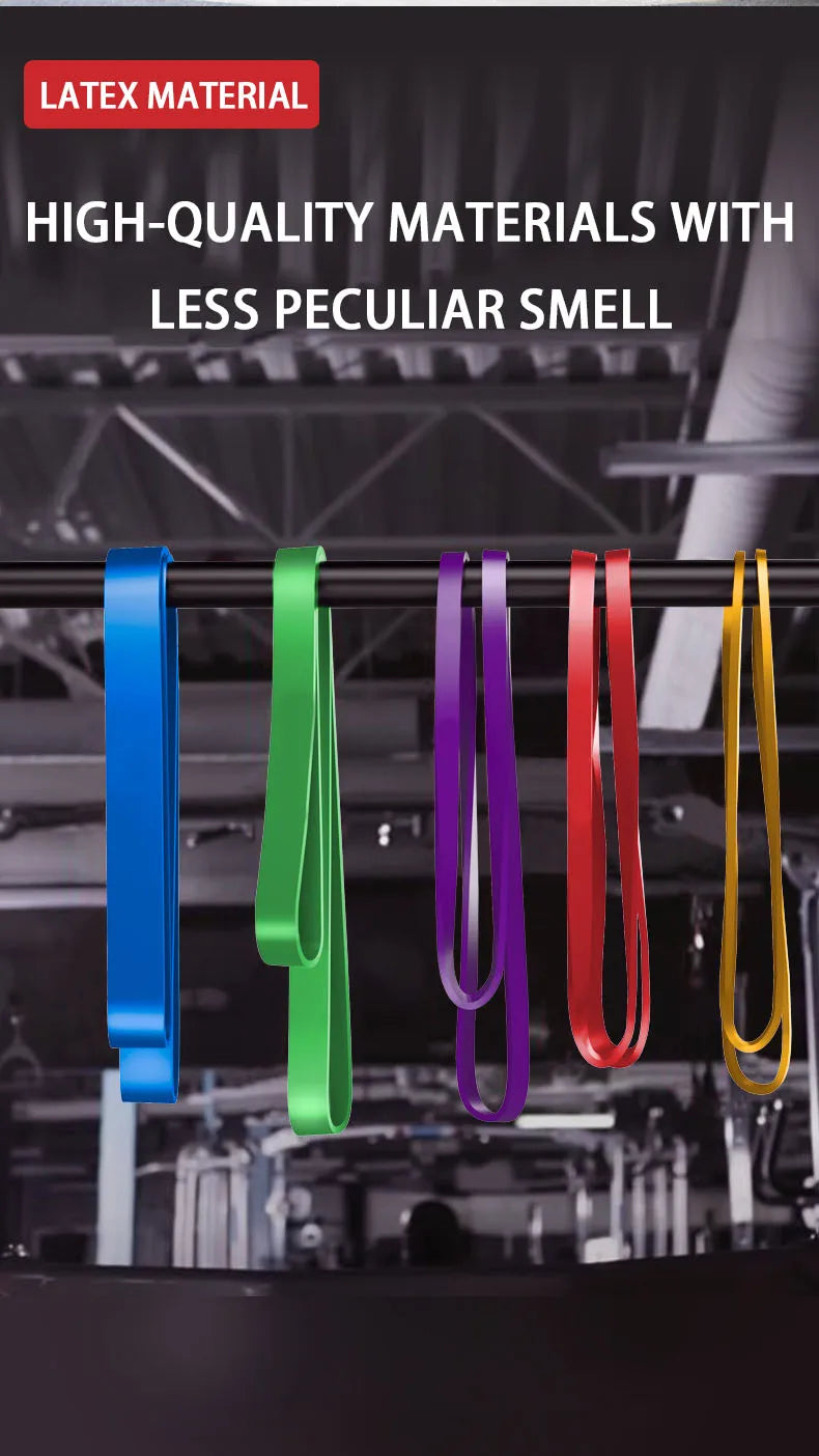 175-250LBS Yoga Multi-Purpose Thickened Heavy-Duty Elastic Band Fitness Training Resistance Stretching Band Thick Circle