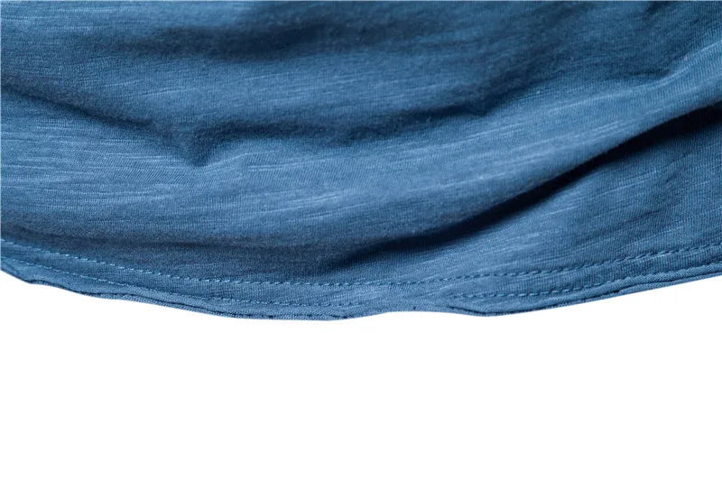 AIOPESON100% Cotton Men T-shirt V-neck Fashion Design Slim Fit Soild T-shirts Male Tops Tees Short Sleeve T Shirt O-neck For Men