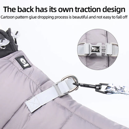 Winter Waterproof Polyester Pet Dog Jacket For Small And Medium Dogs