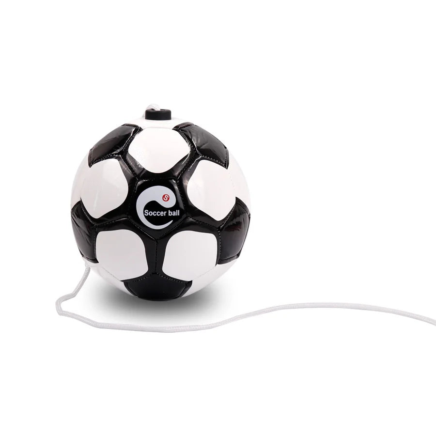 Football BALL beginner Training Soccer Ball Practice Belt Trainer Equipment Kick Standard Official profession Balls Size 2
