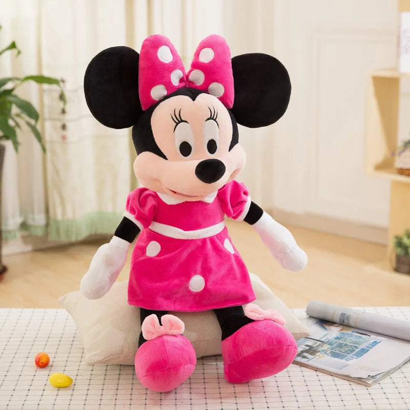 30-70cm Couples Mickey Mouse Minnie Kawaii Plush Toys Children Gifts Plush Toys Doll Birthday Girlfriend Girl Gift